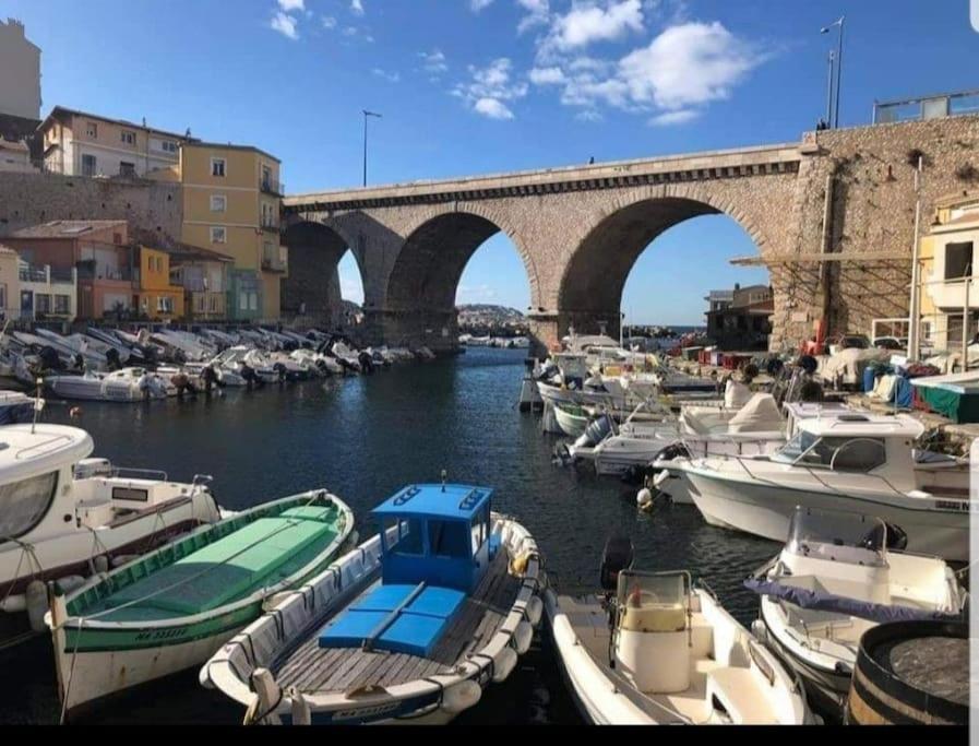Studio Coin Nuit, Entre Plage Et Centre Marseille Kültér fotó